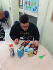 I ragazzi dell'ATL dopo aver scelto la ricetta ed essersi diretti al supermercato a comprare gli ingredienti hanno preparato, in occasione del carnevale, chiacchiere e sanguinaccio.-11
